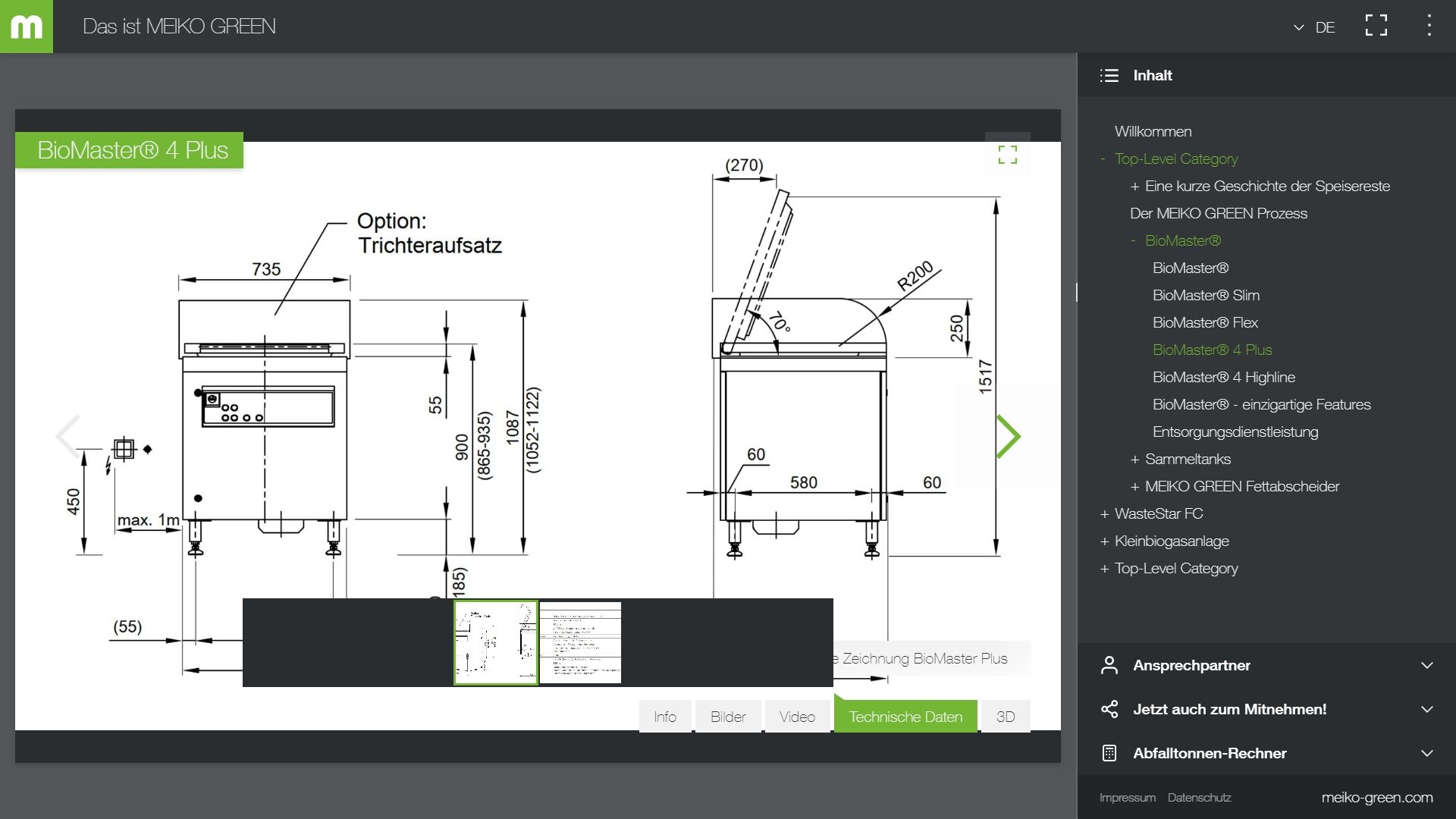 Meiko-Menu Meiko-Menu